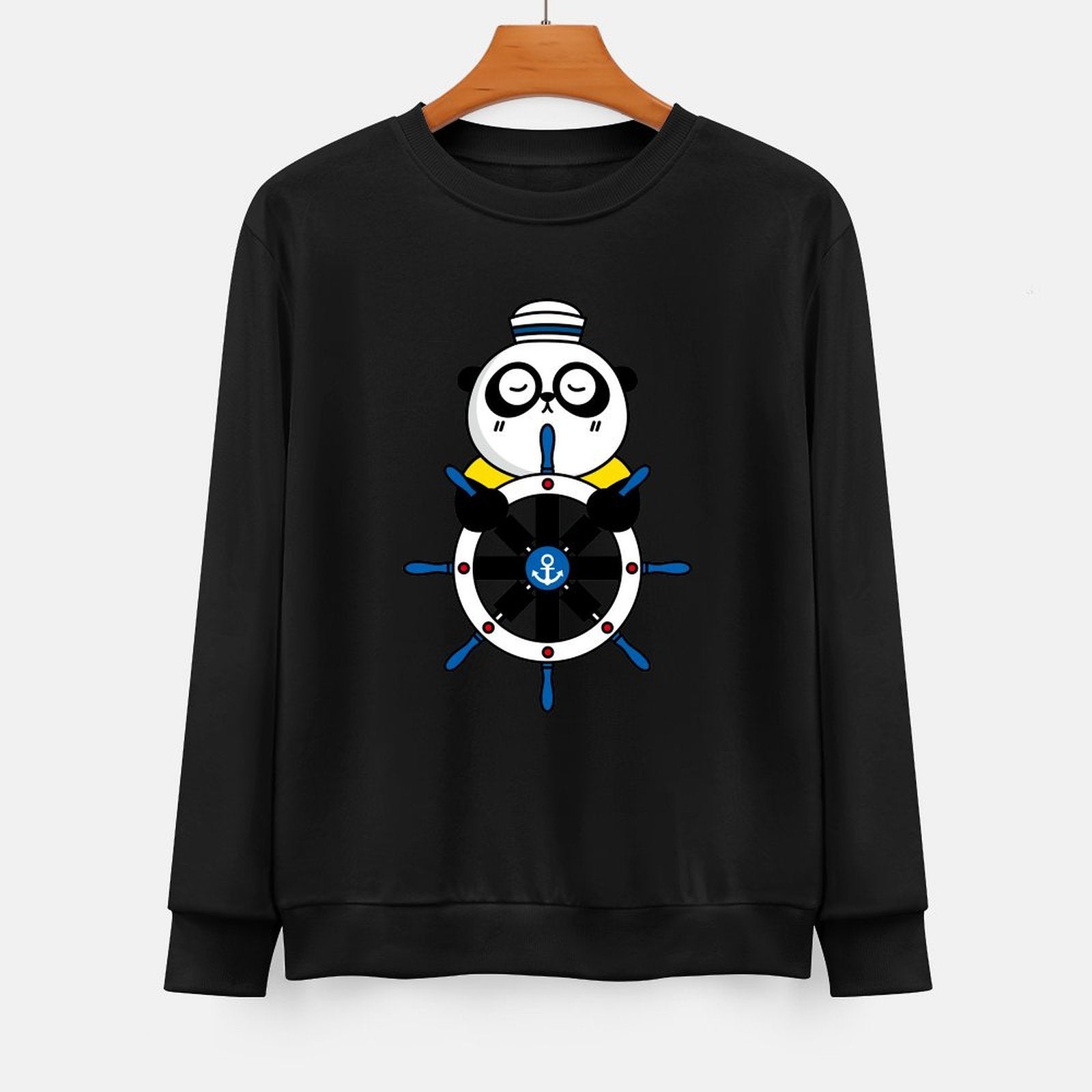 Front Patterned Long Sleeve TopEasy-Care EverydaySeries